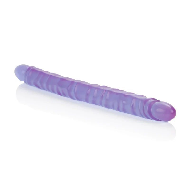 Slim Jim Duo 17 Inches Veined Super Slim Dong - Purple - MyPleasure