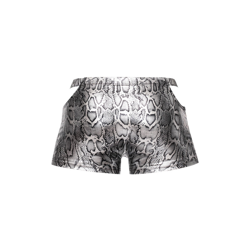 s'naked Pouch Short - Small - Silver/black