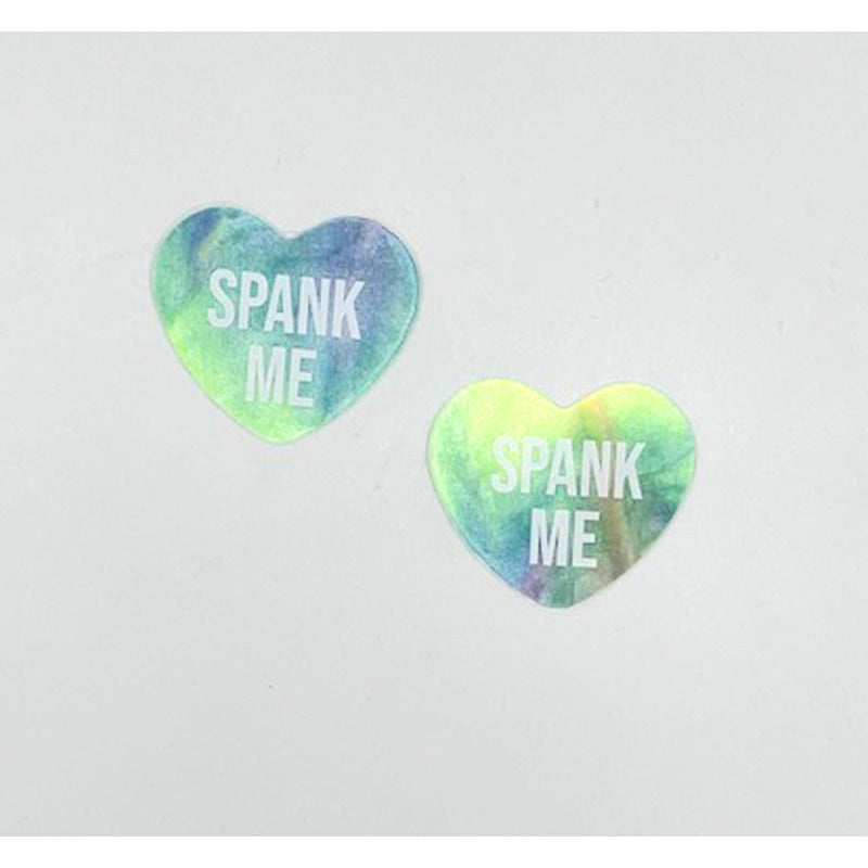 Spank Me Rainbow Sherbert Tie Die Candy Heart  Pasties