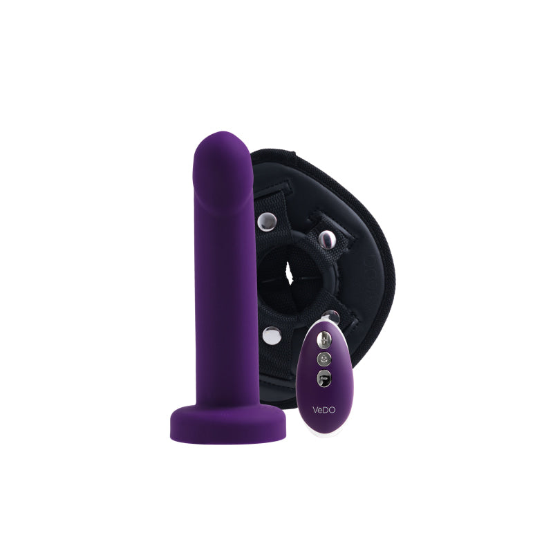 Strapped Rechargeable Strap on - Purple