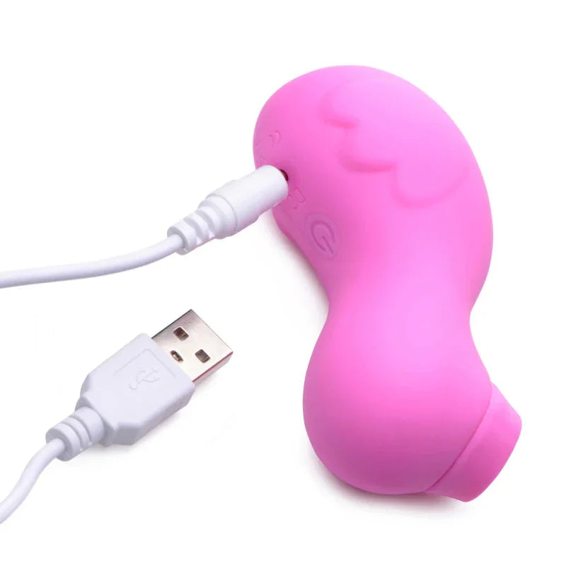 Sucky Ducky Silicone Clitoral Stimulator - Pink