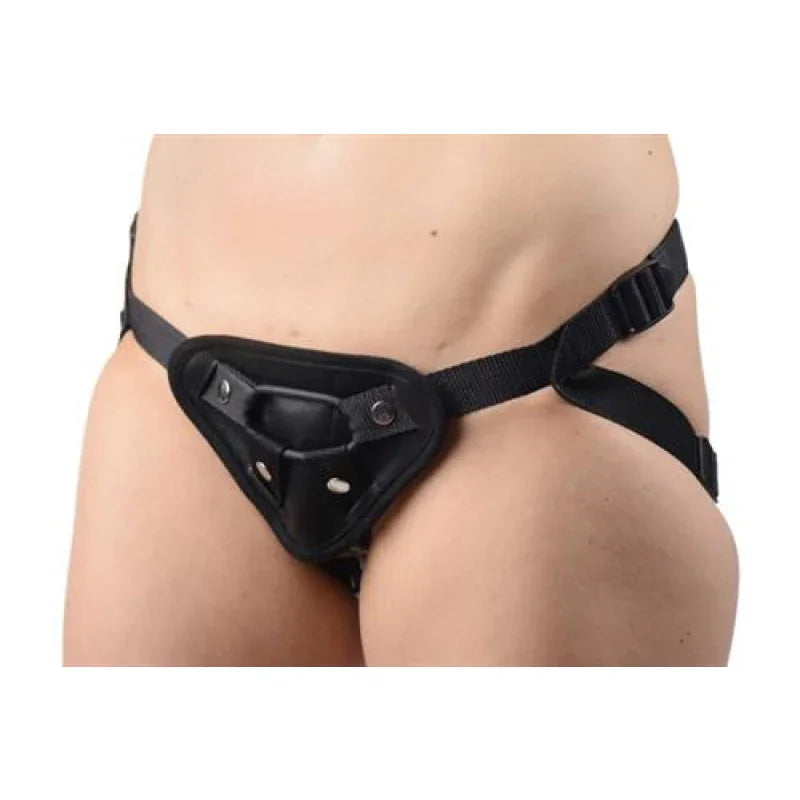 Sutra Fleece Lined Strap on With Bullet Pocket - MyPleasure