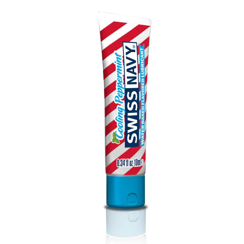 Swiss Navy Cooling Peppermint Water-Based Lubricant 10ml - MyPleasure