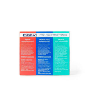 Swiss Navy Essentials Variety Pack 3-1oz - MyPleasure