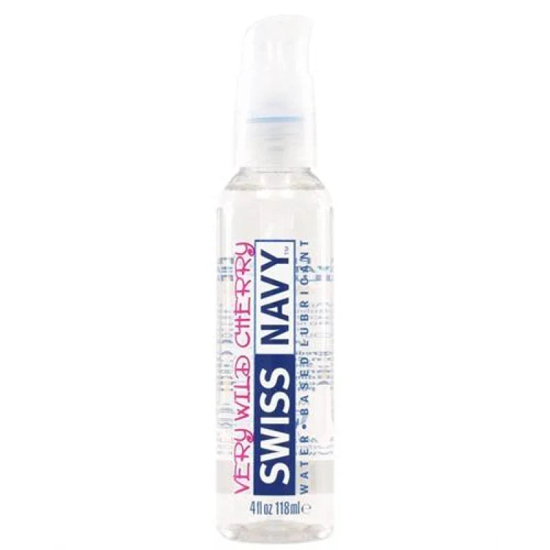 Swiss Navy Flavors Water Based Lubricant - Very Wild Cherry 4 Fl. Oz.