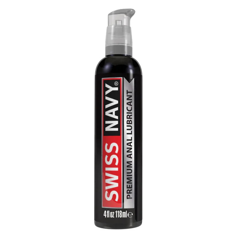 Swiss Navy Premium Silicone Anal Lubricant - 4 Oz. - MyPleasure