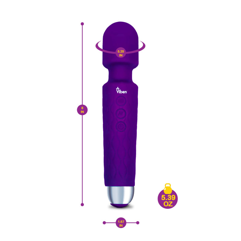 Tempest - Intense Wand Massager - Violet