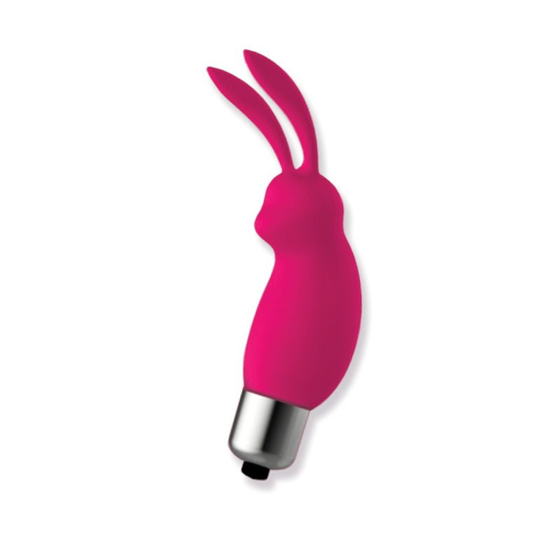 The 9's Silibus Silicone Bunny Bullet - Pink