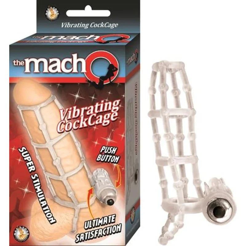 The Macho Vibrating Cockring - Clear