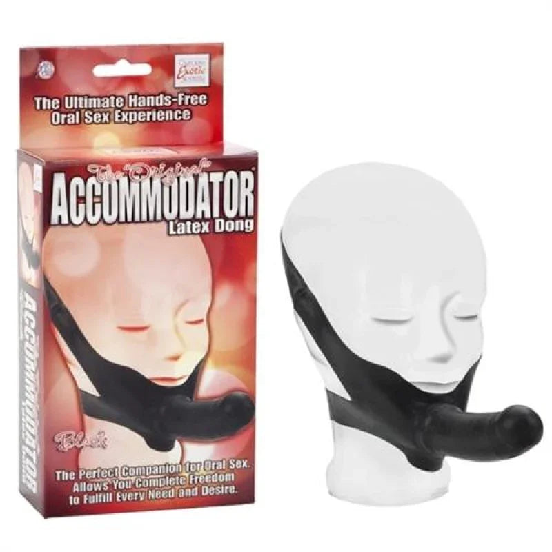 The Original Accomodator Latex Dong - Black - MyPleasure