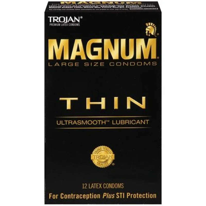 Trojan Magnum Thin - 12 Pack
