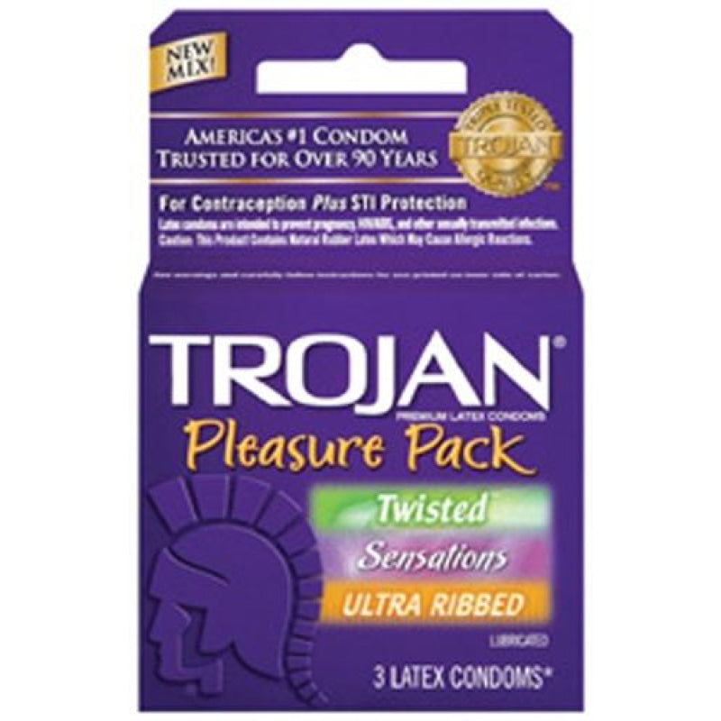 Trojan Pleasure Pack - 3 Pack