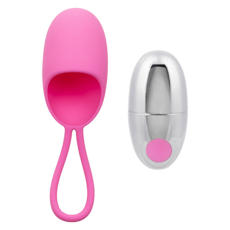 Turbo Buzz Bullet With Removable Silicone Sleeve - Pink