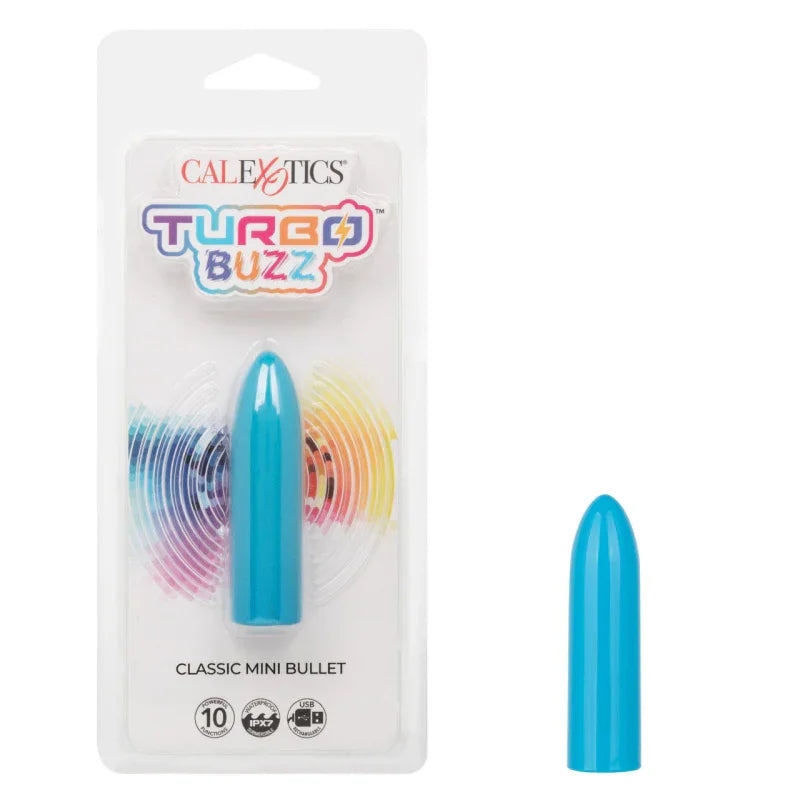 Turbo Buzz Classic Mini Bullet - Blue - MyPleasure