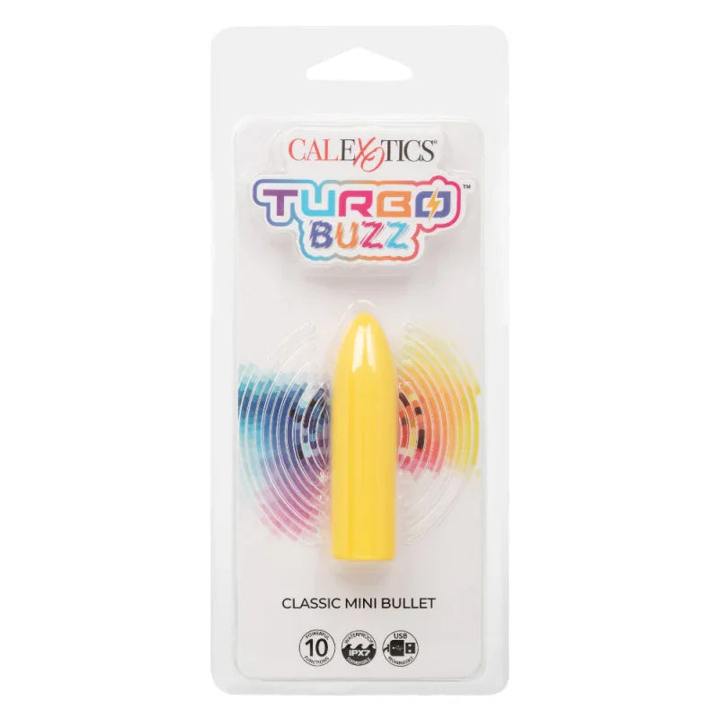 Turbo Buzz Classic Mini Bullet - Yellow - MyPleasure