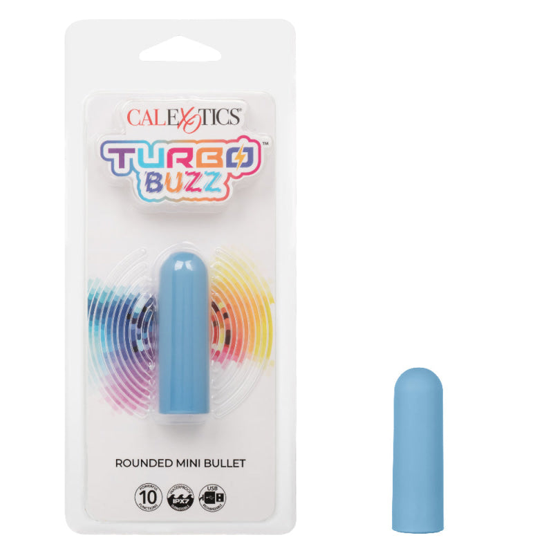 Turbo Buzz Rounded Mini Bullet - Blue