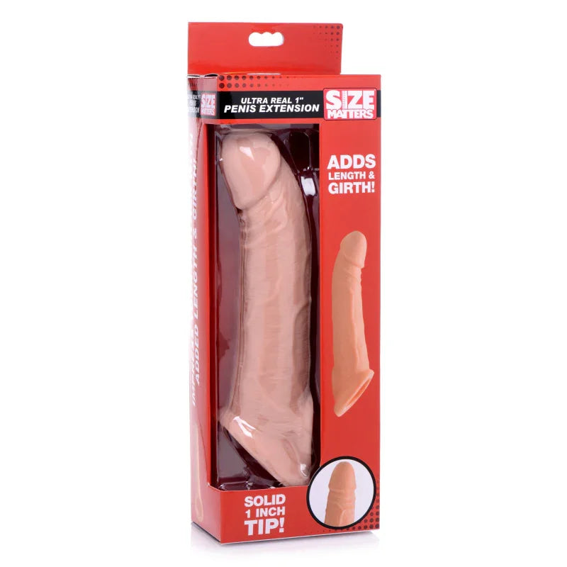 Ultra Real 2 Inch Solid Tip Penis Extension - MyPleasure