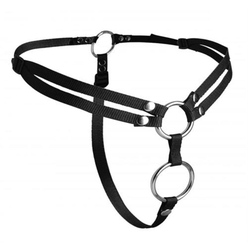 Unity Double Penetration Strap on  Harness