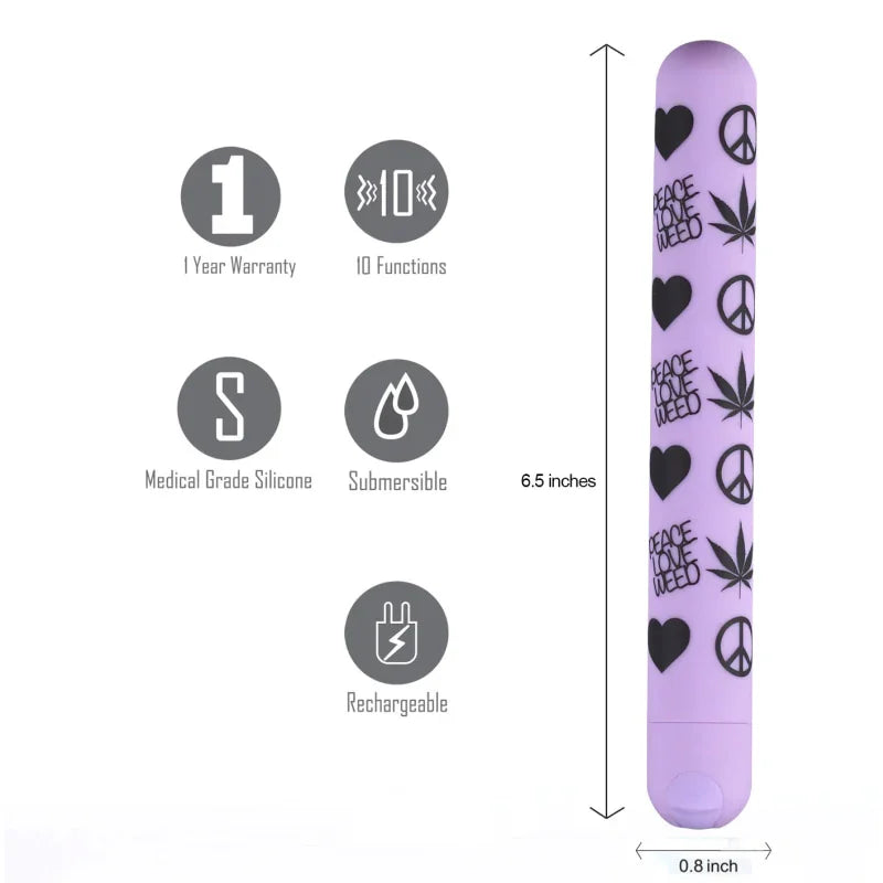 Unity X-Long Plw Print Super Charged Bullet - 420 Series - Violet