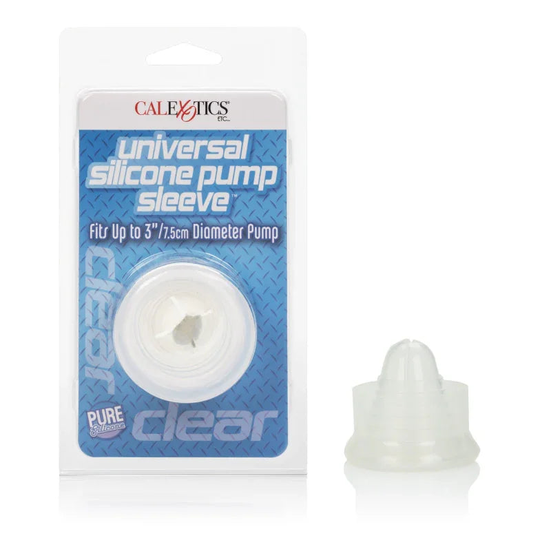 Universal Silicone Pump Sleeve - Clear - MyPleasure