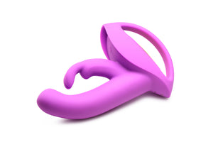 INMI 12X Come-Hither Rocker Come Hither Silicone Vibrator Purple.