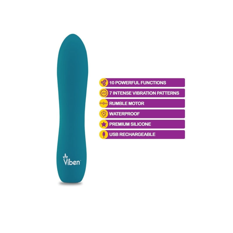 Vivacious - Ocean - Intense 10-Fuction Bullet - Vibrators