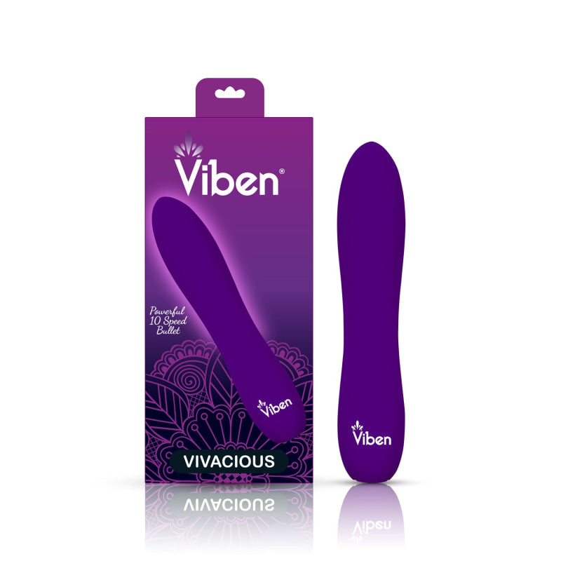 Vivacious - Intense 10-Function Bullet - Violet