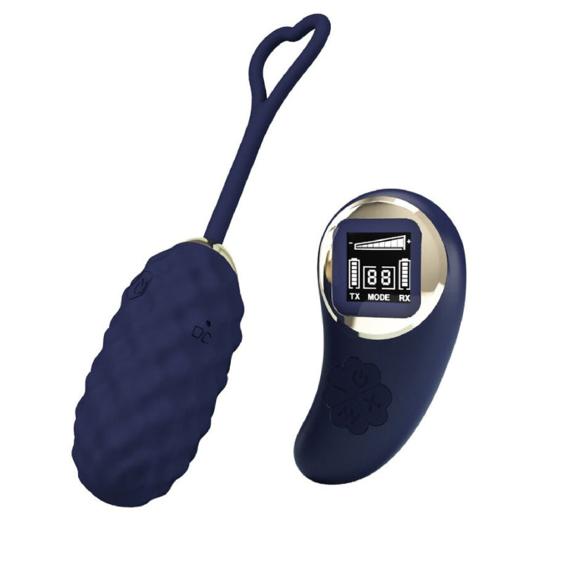 Vivian Remote Control Vibrating Egg - Blue