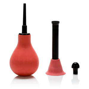 Vulcanite Anal Douche With Attachement - MyPleasure