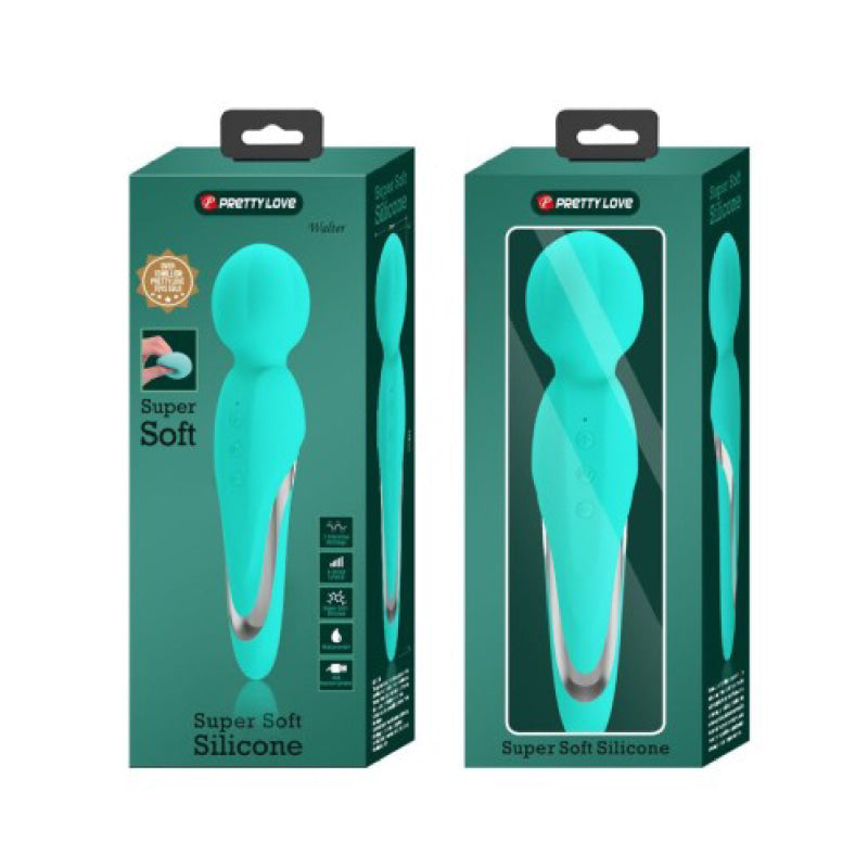 Walter Super Soft Silicone Wand - Seafoam