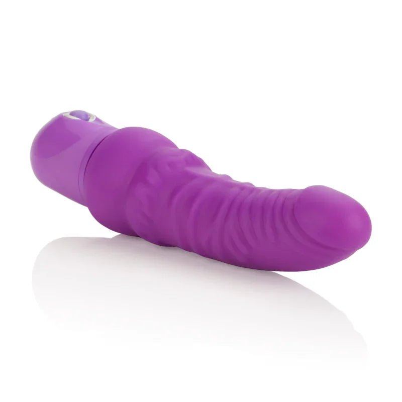 Waterproof Power Stud Curvy Dong - Purple - MyPleasure