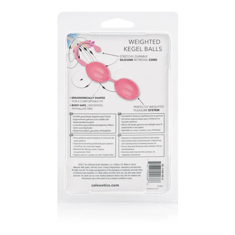 Weighted Kegel Balls - Pink - MyPleasure