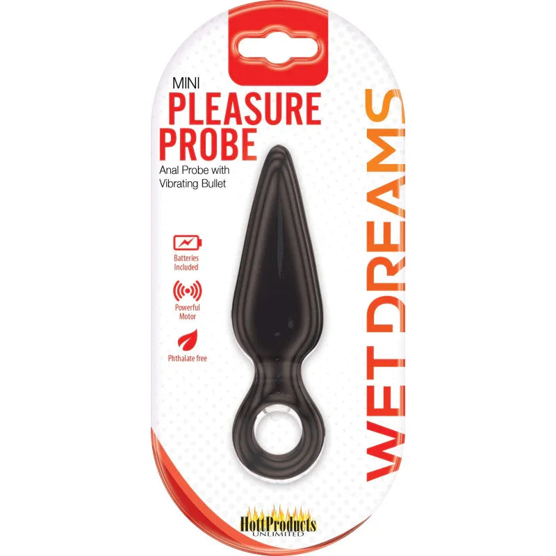 Wet Dreams Mini Pleasure Probe - Black - MyPleasure