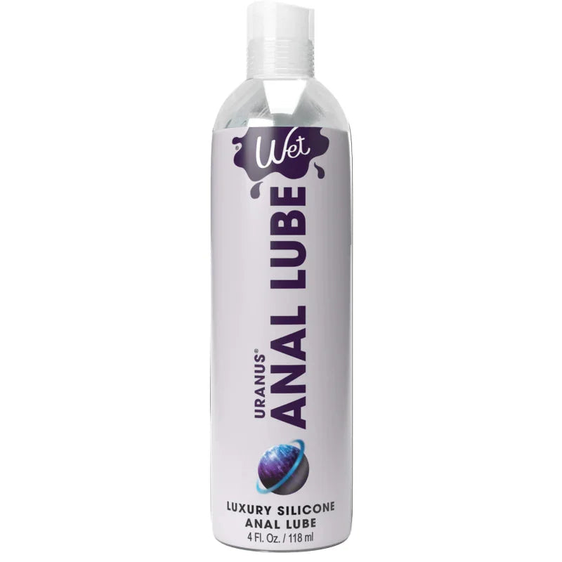 Wet Uranus Anal Lube - Premium Silicone Based Lubricant 4 Oz - MyPleasure