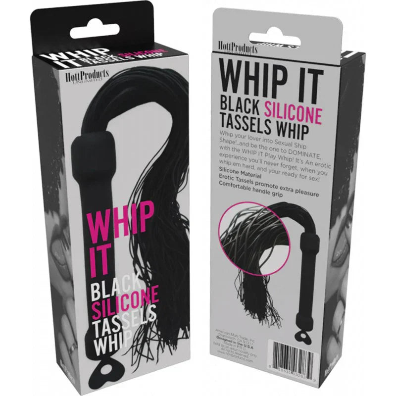 Whip It! Black Tassel Whip - MyPleasure