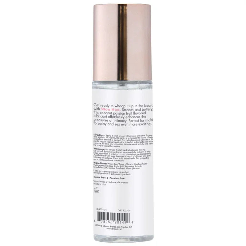Whoo Hoo Personal Lubricant Coconut Passion 4.4 Fl Oz. - MyPleasure