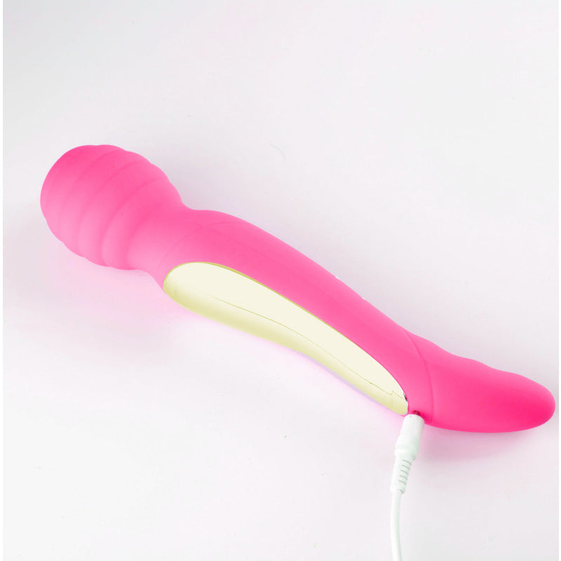 Zoe Twisty Dual Vibrating Pleasure Wand - Pink