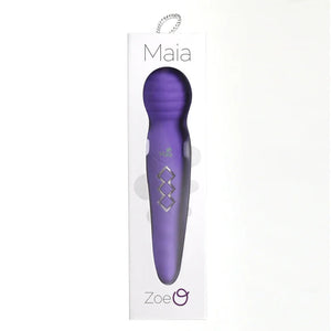 Zoe Twisty Dual Vibrating Pleasure Wand - Purple