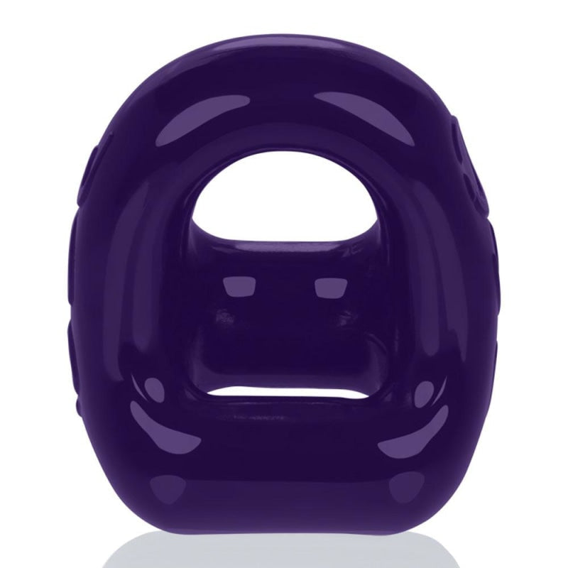 360 2- Way Cockring + Ballsling - Eggplant