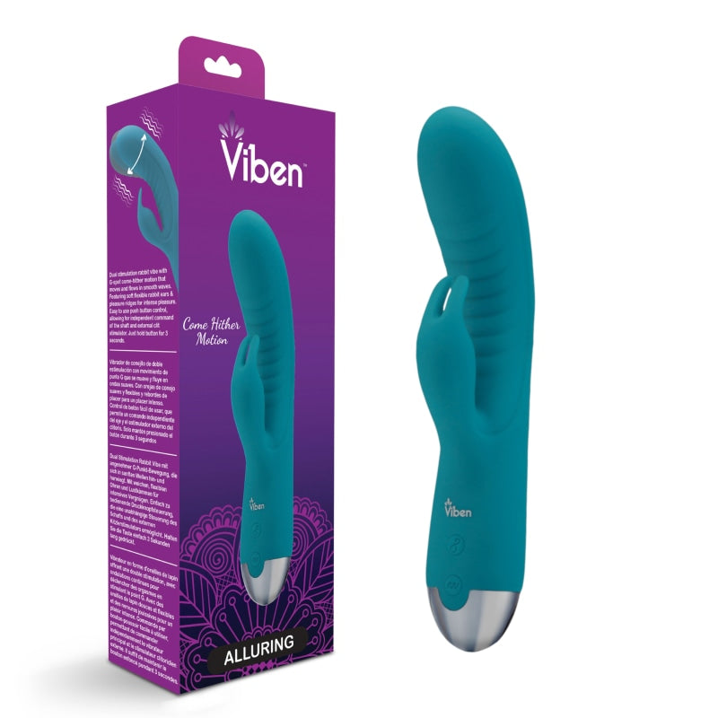 Alluring - Come Hither G-Spot Rabbit - Ocean - Vibrators