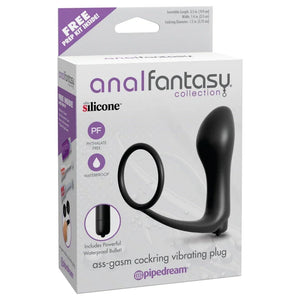 Anal Fantasy Collection Ass Gasm Cockring Cockring Vibrating Plug