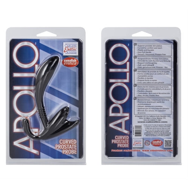 Apollo Curved Prostate Probe - Black