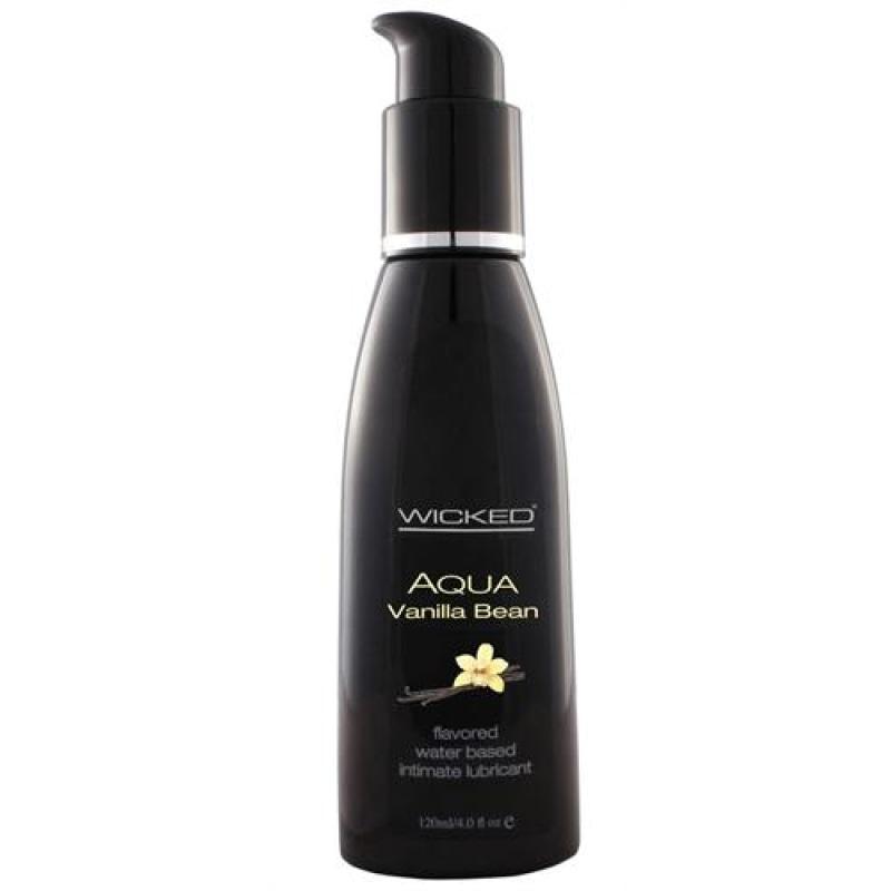 Aqua Vanilla Bean Water-Based Lubricant - 4 Oz. WS-90334