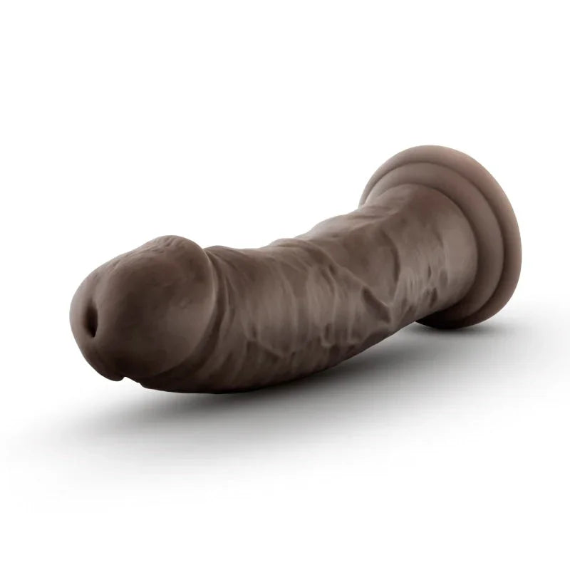 Au Naturel - 8 Inch Dildo With Suction Cup - Chocolate - MyPleasure