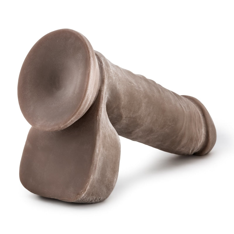 Au Naturel 8" Sensa Feel Dildo - Chocolate