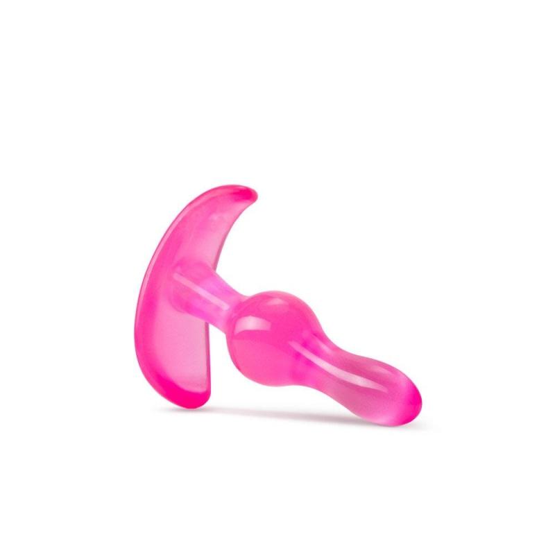 B Yours - Curvy Anal Plug - Pink - Anal Toys & Stimulators