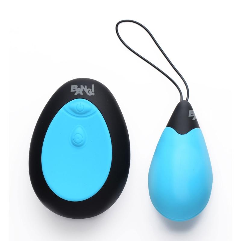 Bang - 10x Silicone Vibrating Egg - Blue - Eggs & Bullets