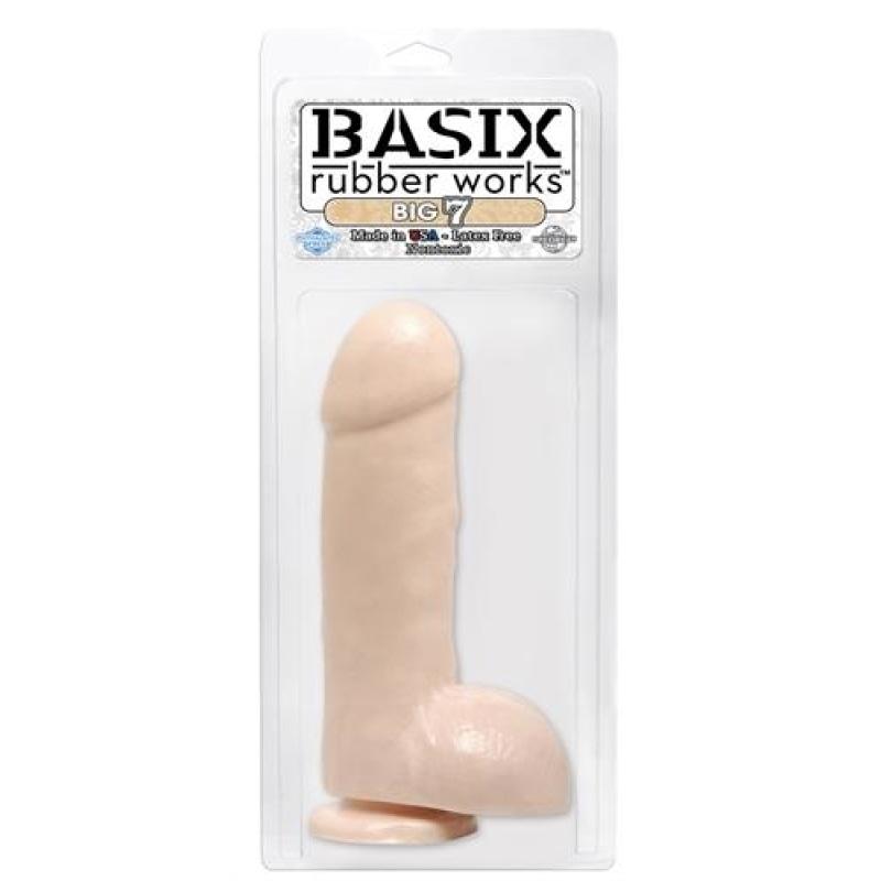 Basix Rubber Works - Big 7 With Suction Cup - Flesh PD4225-21