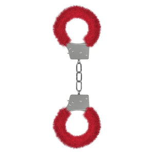 Beginner's Furry Handcuffs - Red