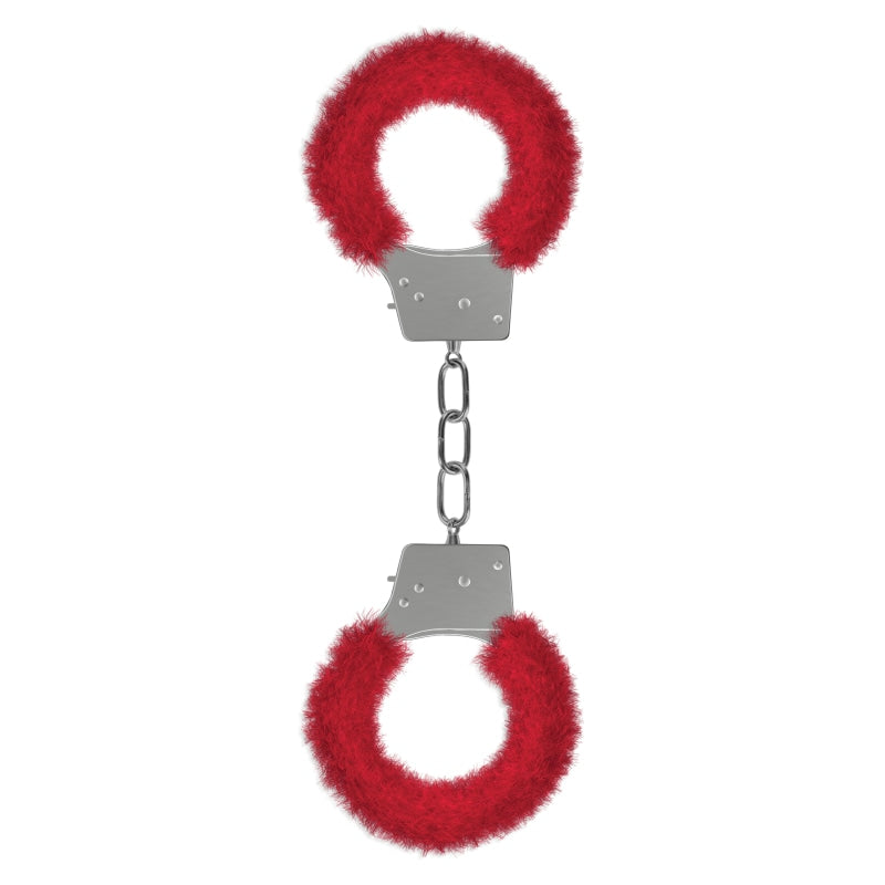 Beginner's Furry Handcuffs - Red